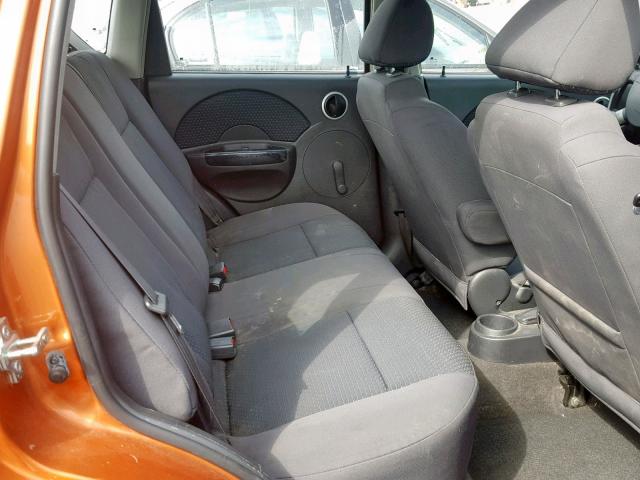 KL1TD66688B074547 - 2008 CHEVROLET AVEO BASE Қызғылт сары фото 6