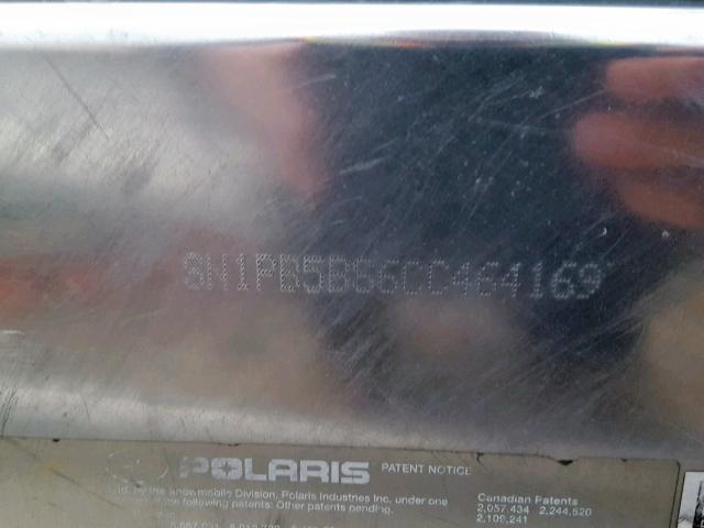 SN1PB5BS6CC464169 - 2012 POLARIS 550 WHITE photo 10