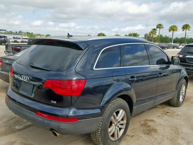 WA1BY74L98D061974 - 2008 AUDI Q7 3.6 QUA BLUE photo 4