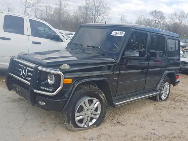 WDCYC3HF4DX212296 - 2013 MERCEDES-BENZ G 550 BLACK photo 2