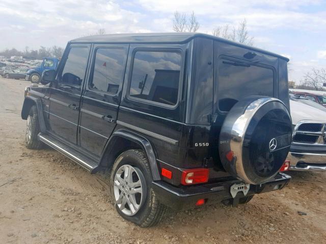 WDCYC3HF4DX212296 - 2013 MERCEDES-BENZ G 550 BLACK photo 3