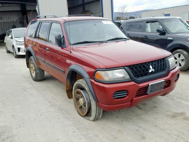 JA4MT21H52J056886 - 2002 MITSUBISHI MONTERO SP RED photo 1