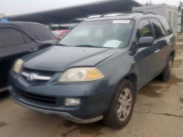 2HNYD18714H536773 - 2004 ACURA MDX TOURIN GRAY photo 2