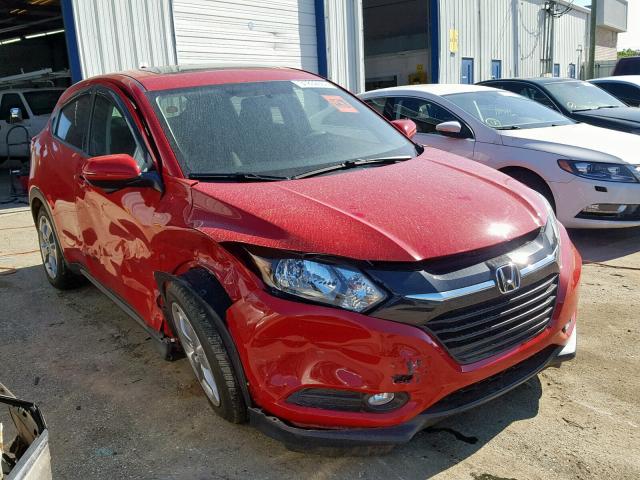 3CZRU5H55HM722768 - 2017 HONDA HR-V EX RED photo 1