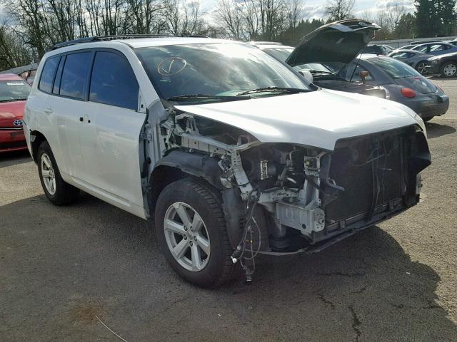 JTEES41A992147042 - 2009 TOYOTA HIGHLANDER WHITE photo 1