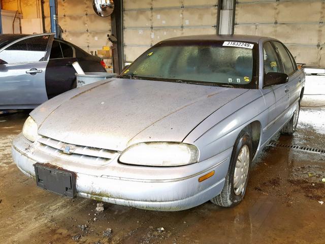 2G1WL52M7T1130969 - 1996 CHEVROLET LUMINA BLUE photo 2