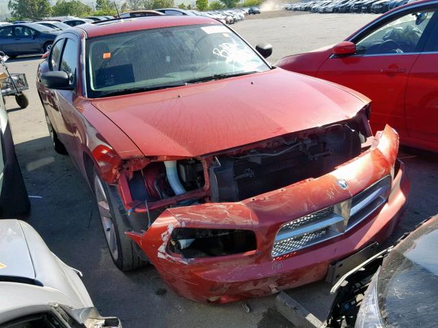 2B3KA33G48H306658 - 2008 DODGE CHARGER SX RED photo 1