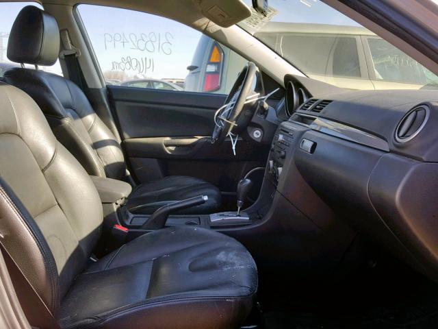 JM1BK343561536485 - 2006 MAZDA 3 HATCHBAC SILVER photo 5