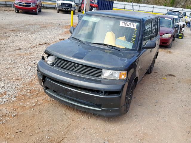 JTLKT324740141398 - 2004 TOYOTA SCION XB CHARCOAL photo 2