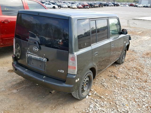 JTLKT324740141398 - 2004 TOYOTA SCION XB CHARCOAL photo 4