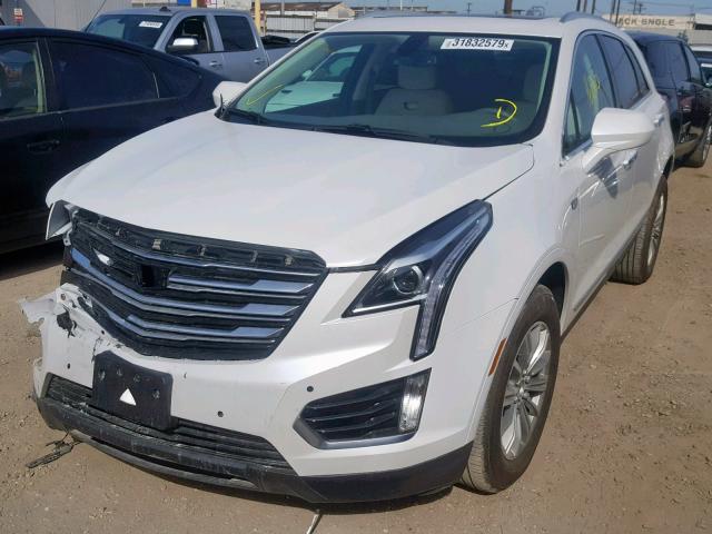 1GYKNBRS8HZ202919 - 2017 CADILLAC XT5 LUXURY WHITE photo 2