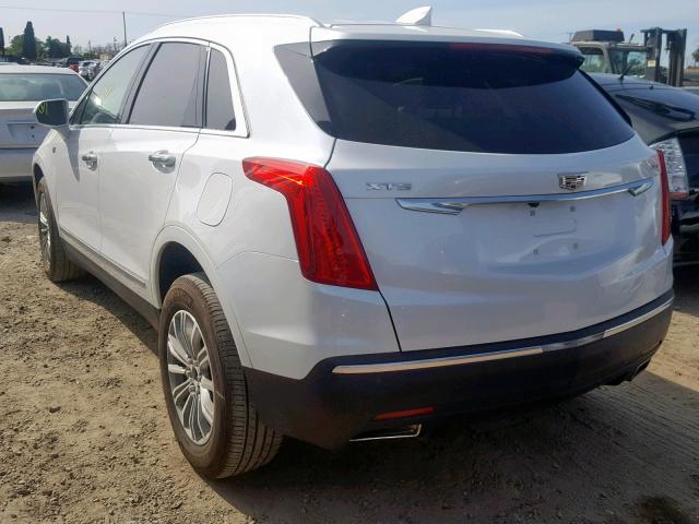 1GYKNBRS8HZ202919 - 2017 CADILLAC XT5 LUXURY WHITE photo 3