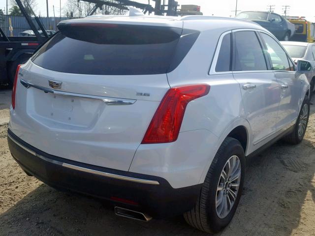 1GYKNBRS8HZ202919 - 2017 CADILLAC XT5 LUXURY WHITE photo 4