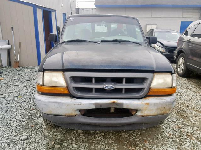 1FTYR10C8XTA26413 - 1999 FORD RANGER BLACK photo 9