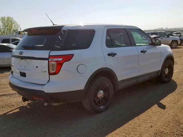 1FM5K8ARXFGC08118 - 2015 FORD EXPLORER P WHITE photo 4