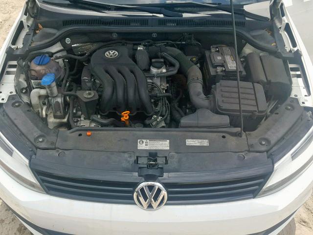 3VW2K7AJXDM351792 - 2013 VOLKSWAGEN JETTA BASE WHITE photo 7