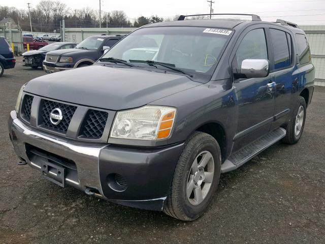 5N1AA08B54N709129 - 2004 NISSAN ARMADA SE GRAY photo 2