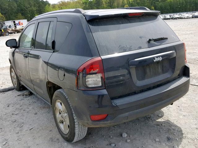 1C4NJCBA1FD104704 - 2015 JEEP COMPASS SP შავი ფოტო 3