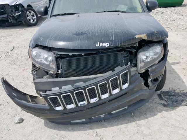 1C4NJCBA1FD104704 - 2015 JEEP COMPASS SP შავი ფოტო 9