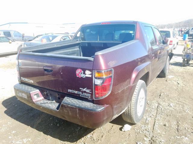 2HJYK16427H531375 - 2007 HONDA RIDGELINE RTS  photo 4