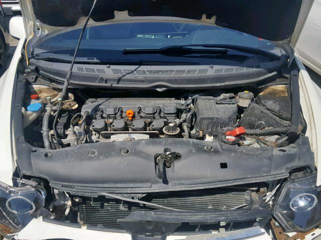 2HGFG12049H009058 - 2009 HONDA CIVIC EXL 白色 照片 7