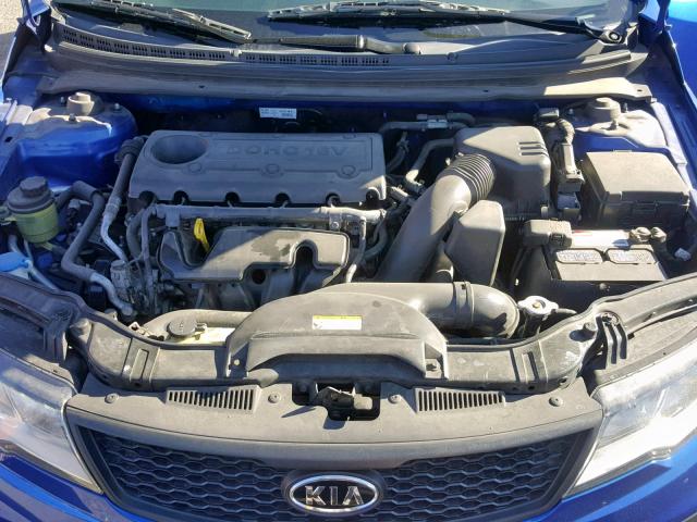 KNAFU6A2XB5333309 - 2011 KIA FORTE EX BLUE photo 7