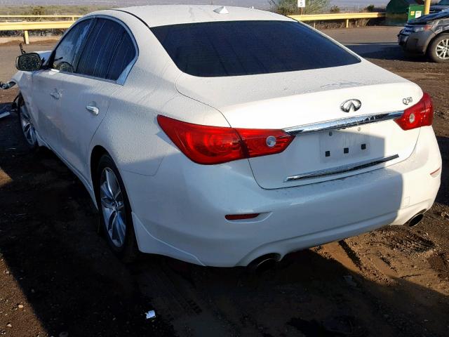 JN1CV7APXGM203177 - 2016 INFINITI Q50 BASE WHITE photo 3