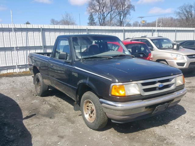 1FTCR10A1TTA27194 - 1996 FORD RANGER BLACK photo 1