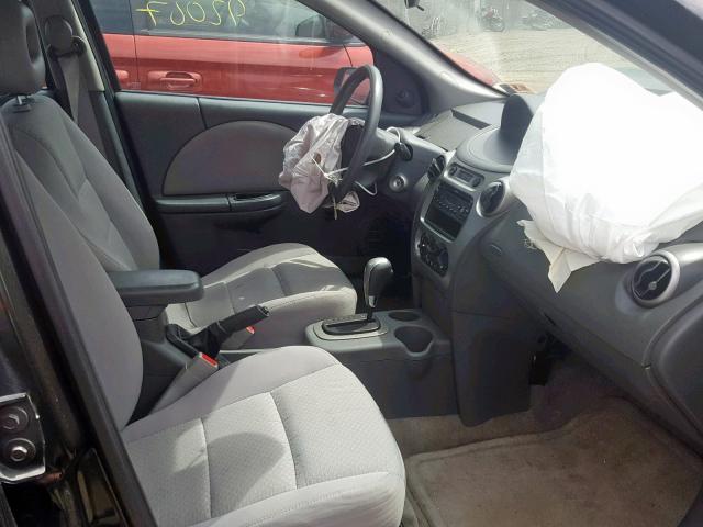 1G8AJ52F95Z107030 - 2005 SATURN ION LEVEL BLACK photo 5