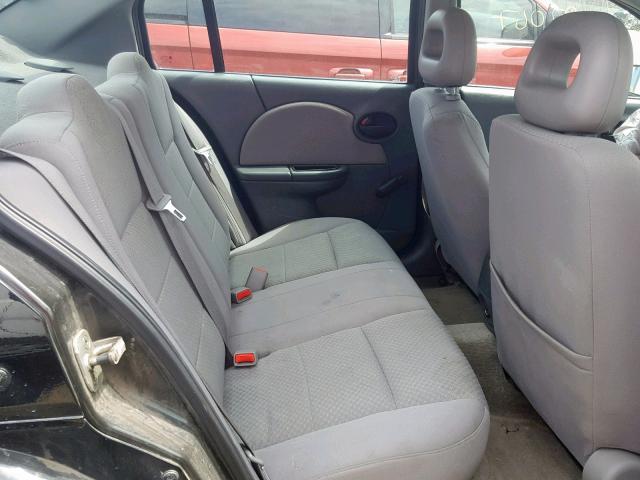 1G8AJ52F95Z107030 - 2005 SATURN ION LEVEL BLACK photo 6