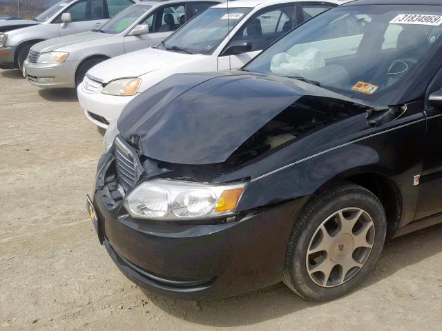 1G8AJ52F95Z107030 - 2005 SATURN ION LEVEL BLACK photo 9