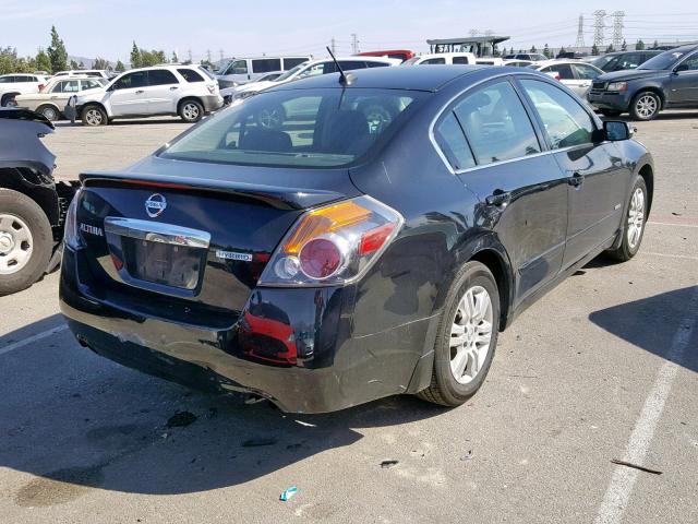 1N4CL2APXAC156905 - 2010 NISSAN ALTIMA HYB BLACK photo 4