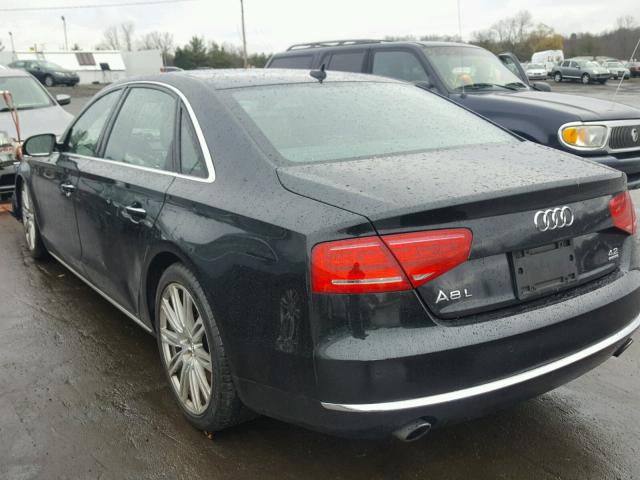 WAURVAFD6BN015145 - 2011 AUDI A8 L QUATT BLACK photo 3