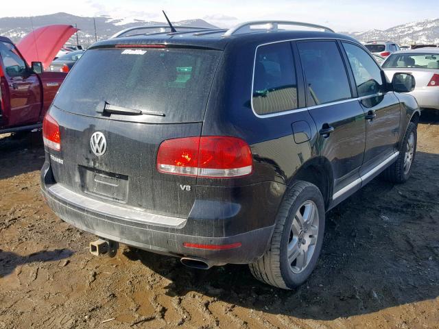 WVGZB77L37D050500 - 2007 VOLKSWAGEN TOUAREG V8 BLACK photo 4