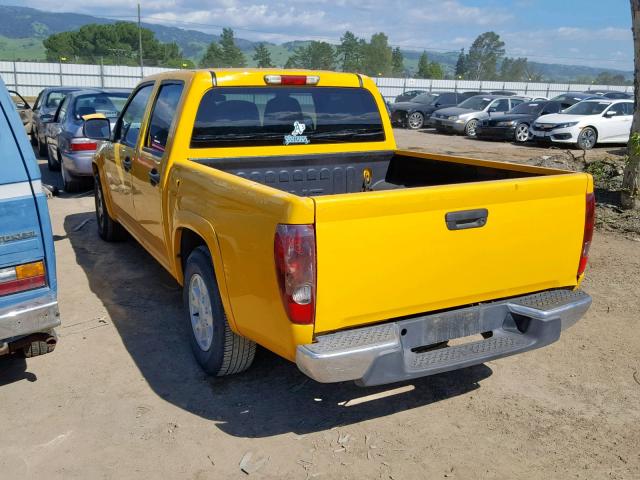 1GTCS136168208976 - 2006 GMC CANYON YELLOW photo 3