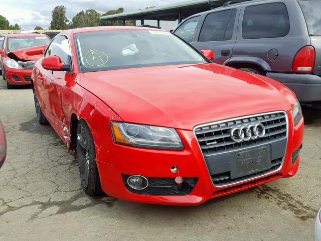 WAU3FAFR5BA072989 - 2011 AUDI A5 PRESTIG RED photo 1