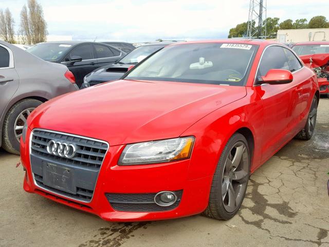 WAU3FAFR5BA072989 - 2011 AUDI A5 PRESTIG RED photo 2