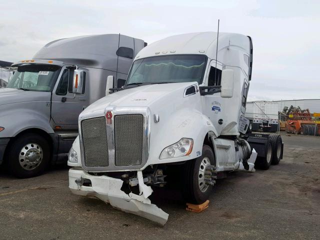 1XKYD49X1EJ392314 - 2014 KENWORTH CONSTRUCTI WHITE photo 2