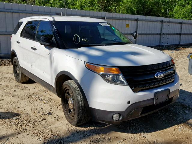 1FM5K8AR8DGC10916 - 2013 FORD EXPLORER P WHITE photo 1