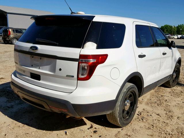 1FM5K8AR8DGC10916 - 2013 FORD EXPLORER P WHITE photo 4