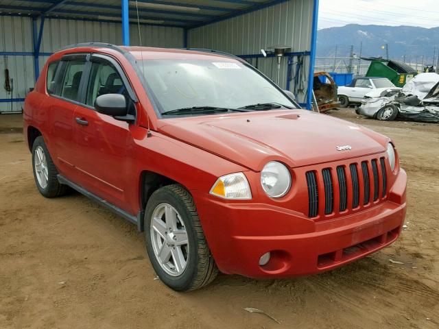 1J8FF47W08D714668 - 2008 JEEP COMPASS SP Қызғылт сары фото 1