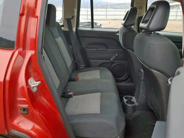 1J8FF47W08D714668 - 2008 JEEP COMPASS SP Қызғылт сары фото 6