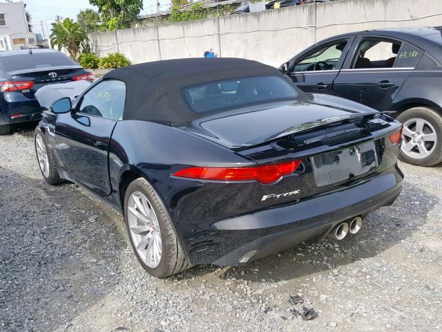 SAJWA6ET3H8K43572 - 2017 JAGUAR F-TYPE BLACK photo 3