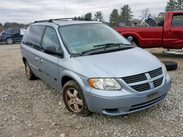 1D4GP45R05B319518 - 2005 DODGE CARAVAN SX SILVER photo 1