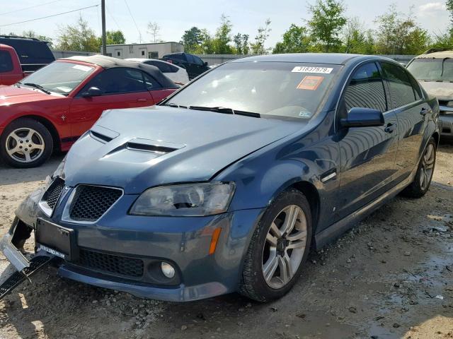 6G2ER57719L184363 - 2009 PONTIAC G8 BLUE photo 2