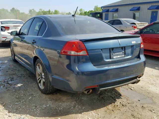 6G2ER57719L184363 - 2009 PONTIAC G8 BLUE photo 3