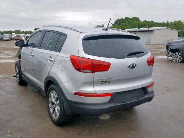 KNDPB3AC9G7808092 - 2016 KIA SPORTAGE L SILVER photo 3