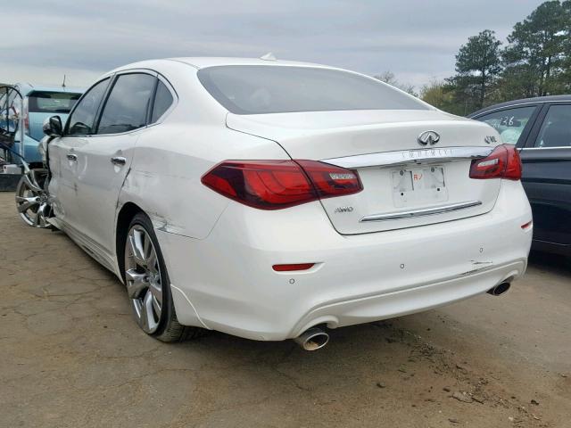 JN1BY1PR0FM831160 - 2015 INFINITI Q70L 3.7 WHITE photo 3