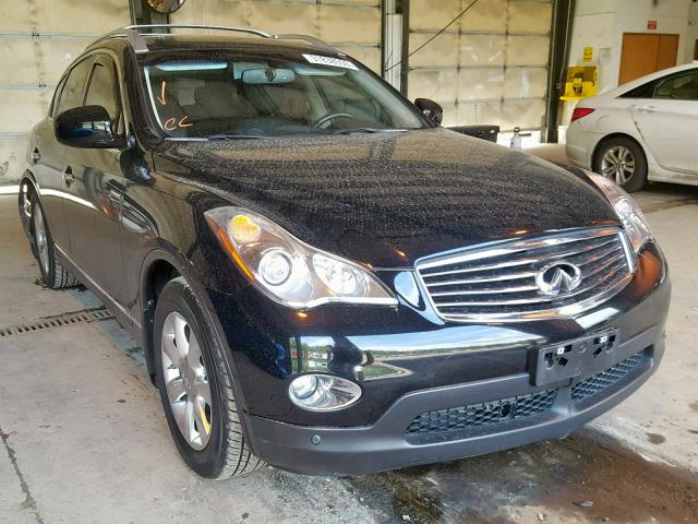 JNKAJ09F28M359989 - 2008 INFINITI EX35 BASE BLACK photo 1