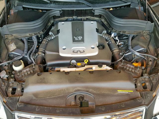 JNKAJ09F28M359989 - 2008 INFINITI EX35 BASE BLACK photo 7